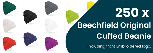 250 Beechfield Beanies & FREE logo