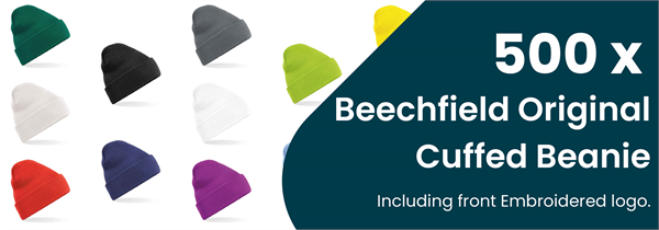 500 Beechfield Beanies & FREE logo