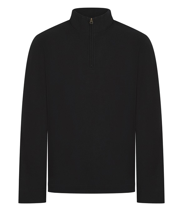 Premium piqu? 1/4-zip top