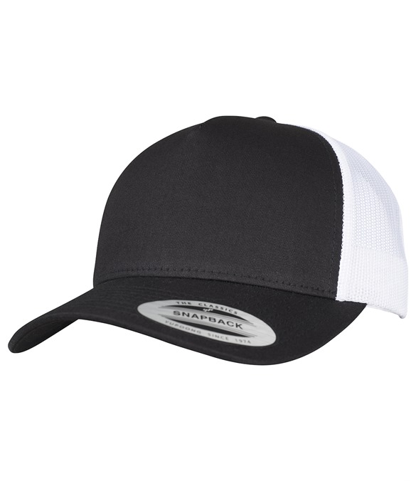 5-panel retro trucker 2-tone cap (6506T)