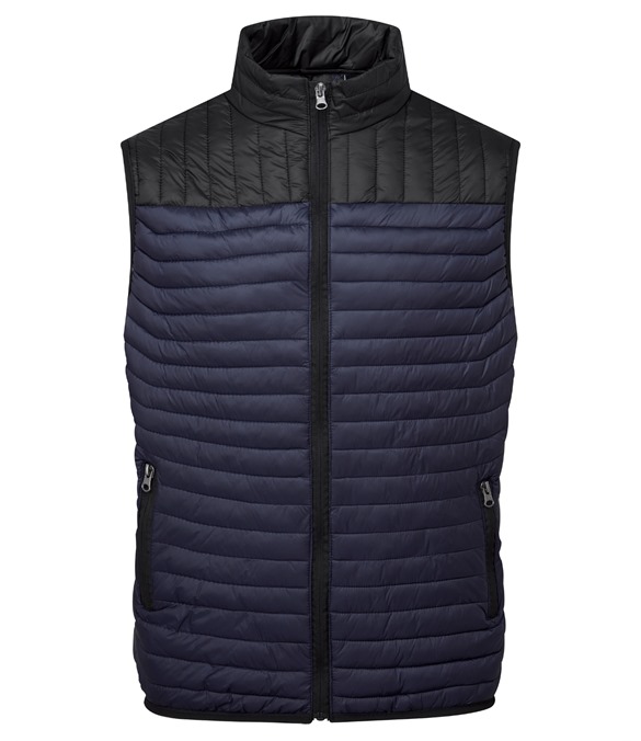 Domain two-tone gilet