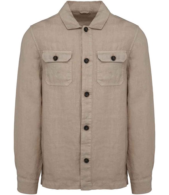 Spasso Linen Washed Overshirt