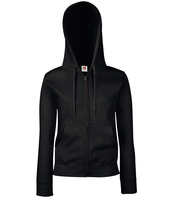 Women&#39;s premium 70/30 hooded sweatshirt jacket