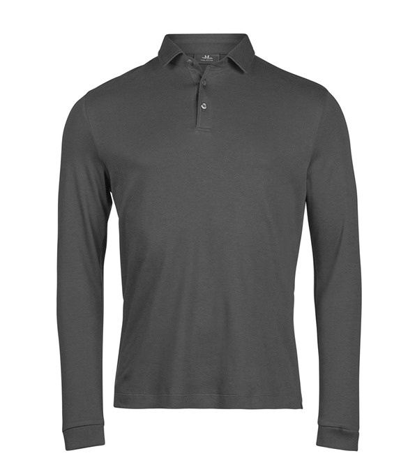 Pima cotton long-sleeve polo (1442)