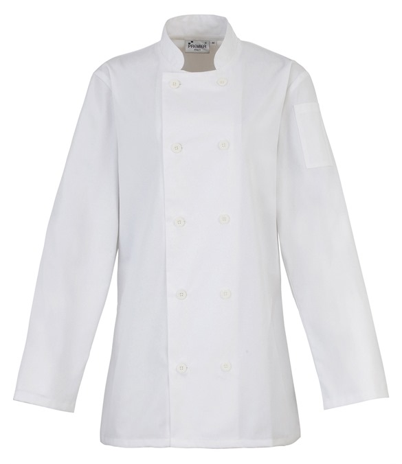 Women's long sleeve chef's jacket
