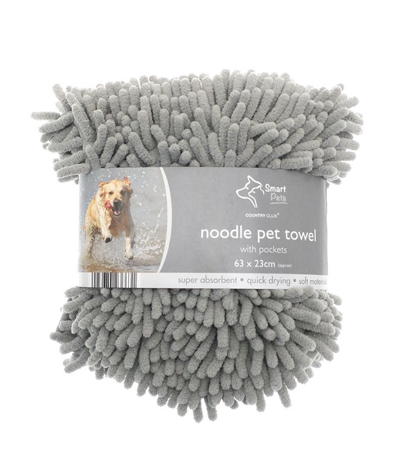 Noodle pet towel
