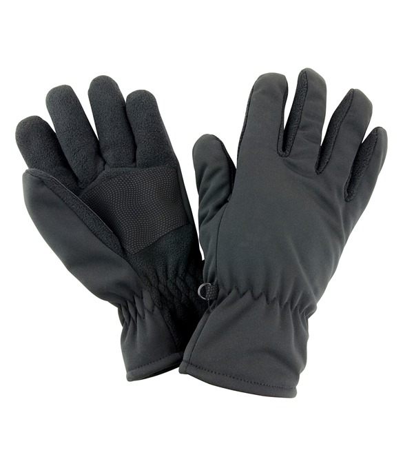 Softshell thermal glove