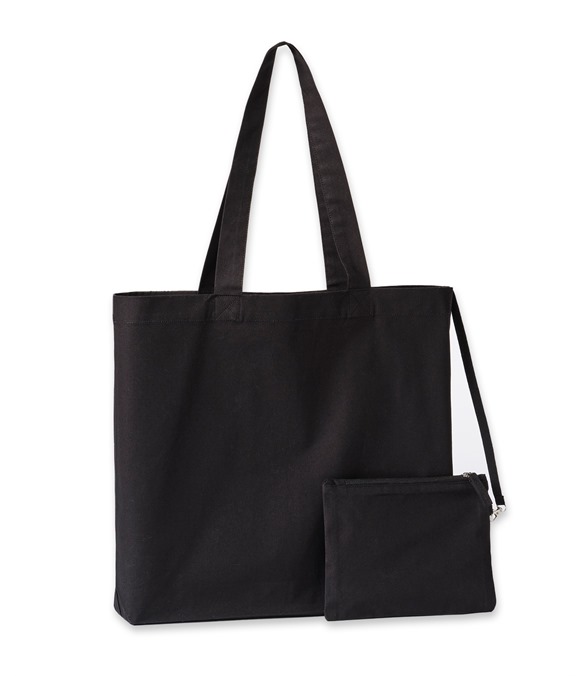 Cruise recycled tote with detachable purse