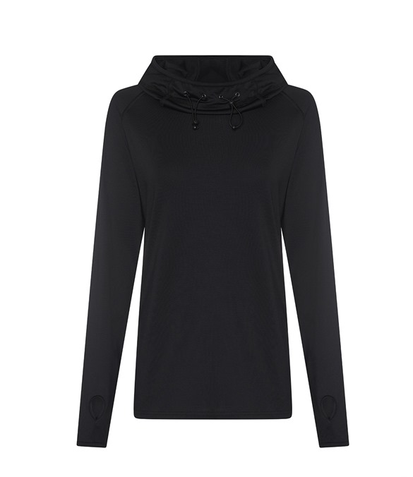 Women's cool cowl neck top