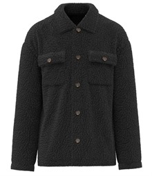 Spasso Unisex Sherpa Drop Shoulder Overshirt