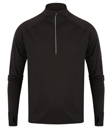 Long-sleeved ? zip top