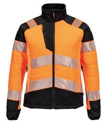 Women?s PW3 Hi-vis hybrid baffle jacket (T171)