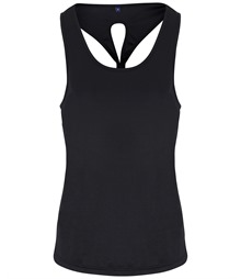 Women's TriDri? yoga knot vest