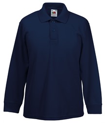 Kids long sleeve 65/35 polo