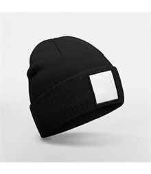 Appliqu? patch beanie