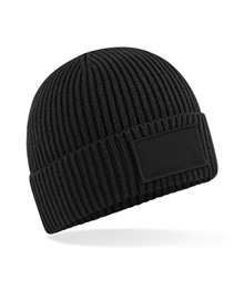 Fashion patch beanie
