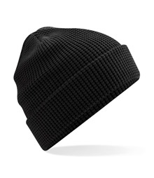 Organic cotton waffle beanie