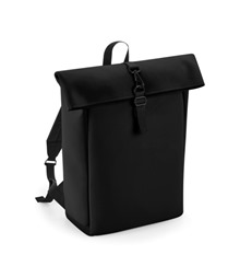 Matte PU rolltop backpack