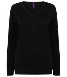Women's 12 gauge v-neck jumper