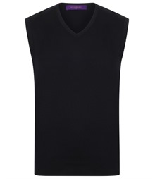 Sleeveless v-neck jumper