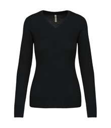 Ladies' V-neck jumper
