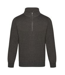 Pro ?-neck zip sweatshirt