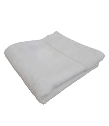 Organic bath towel with printable border