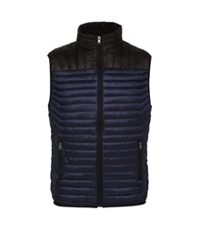 Domain two-tone gilet