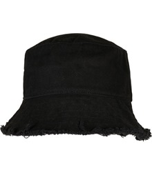 Open edge bucket hat
